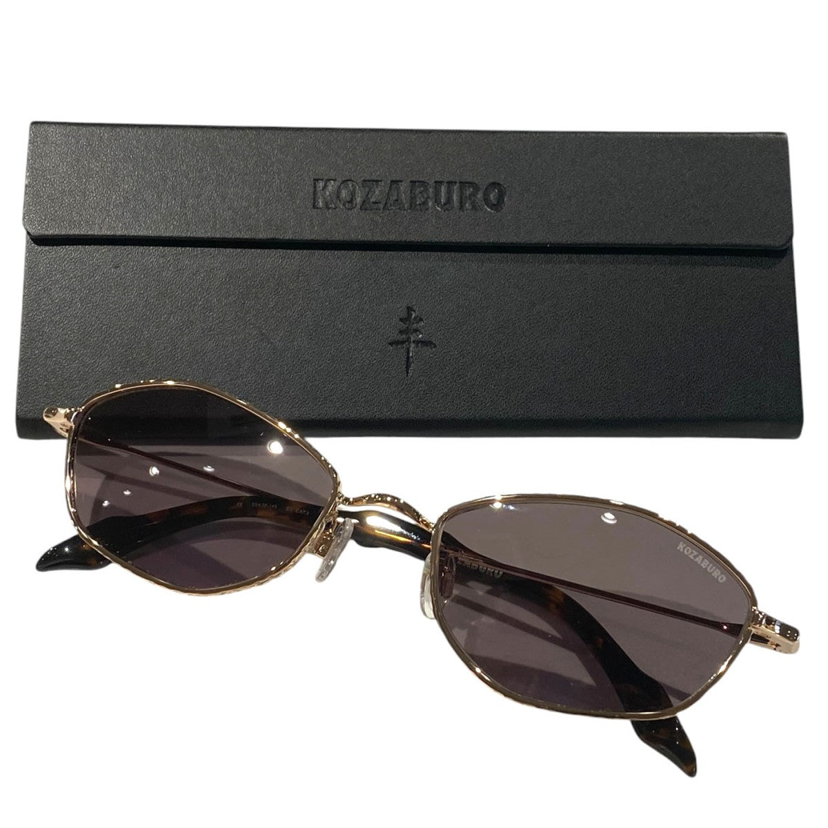 Tri Zabu Glasses Goldサングラス眼鏡