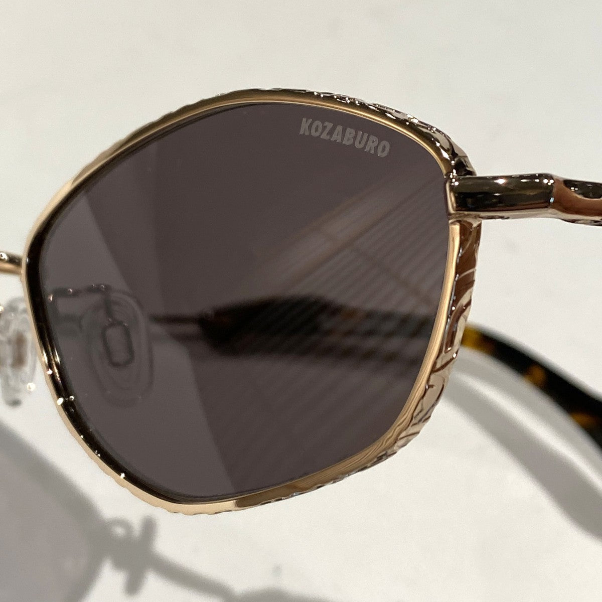 Tri Zabu Glasses Goldサングラス眼鏡