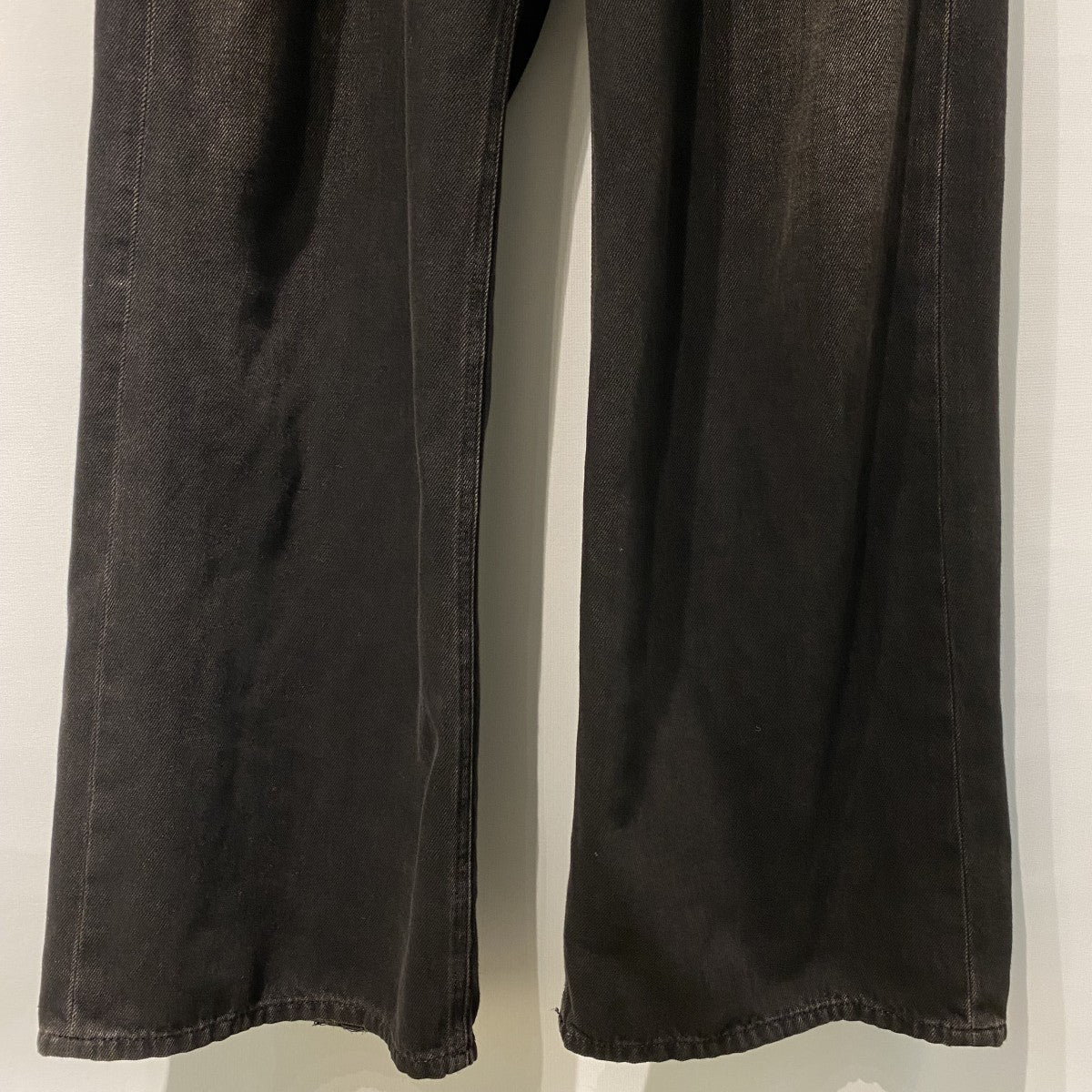 D-RISE Relaxed Jeans ローウエストVintage加工ワイドバギーデニムパンツ