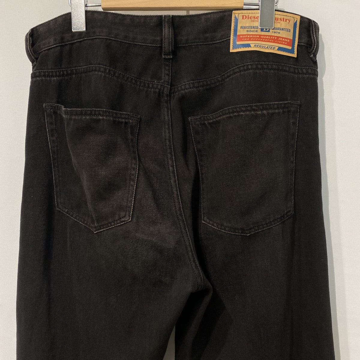 D-RISE Relaxed Jeans ローウエストVintage加工ワイドバギーデニムパンツ