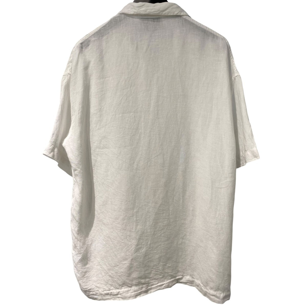 Made in France Linen Open Collar Shirtフランス製リネンオープンカラー半袖シャツ