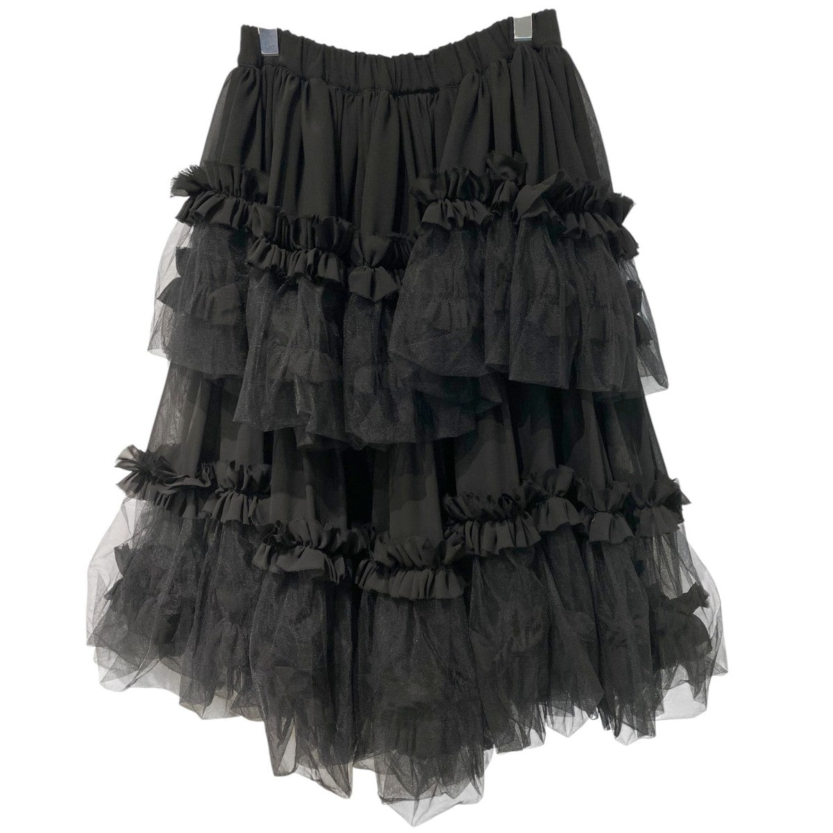 noir kei ninomiya Tiered Tulle Skirtティアードフリルシースルーチュールスカート3Q-S014 古着・中古-2枚目のアイテム画像