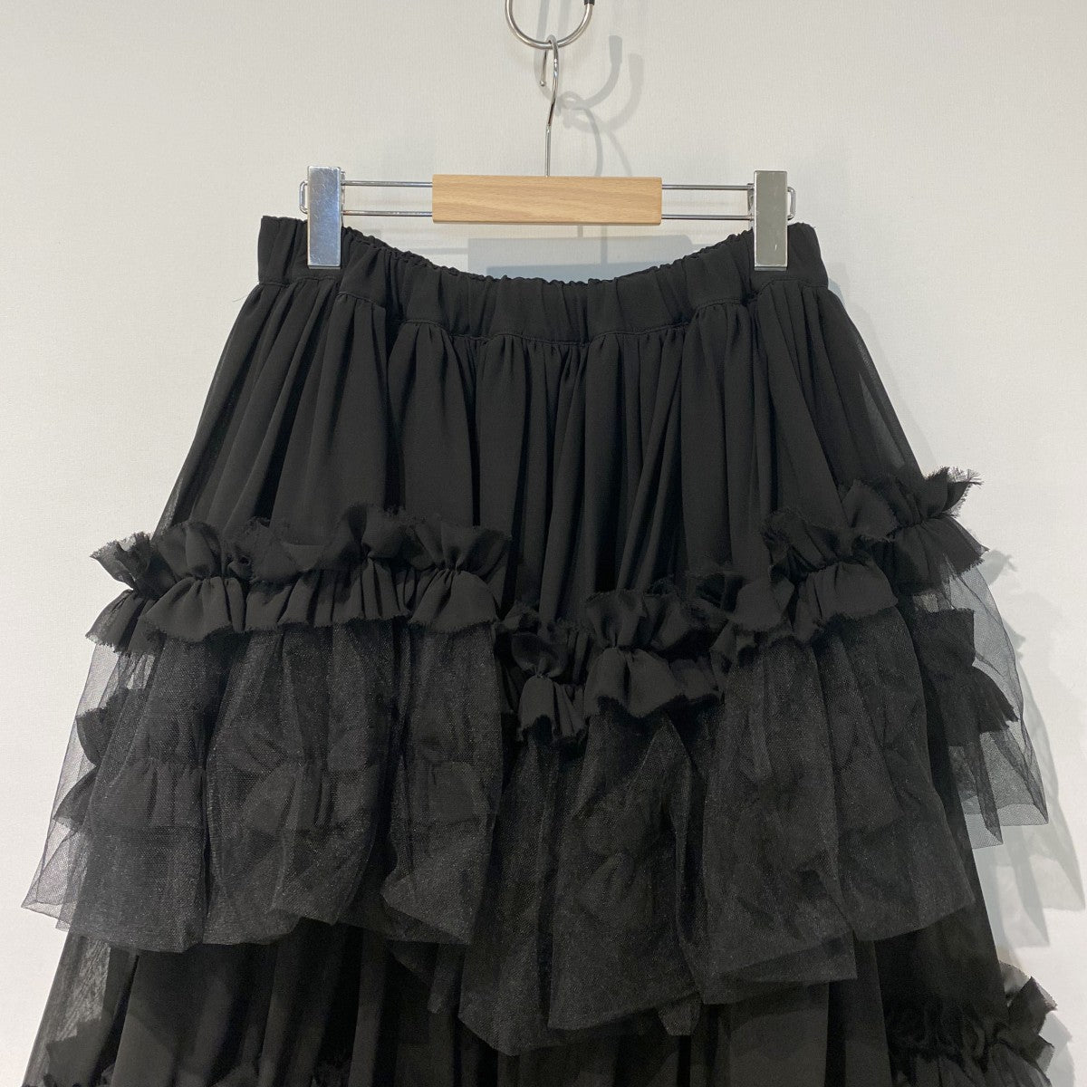 noir kei ninomiya Tiered Tulle Skirtティアードフリルシースルーチュールスカート3Q-S014 古着・中古-3枚目のアイテム画像