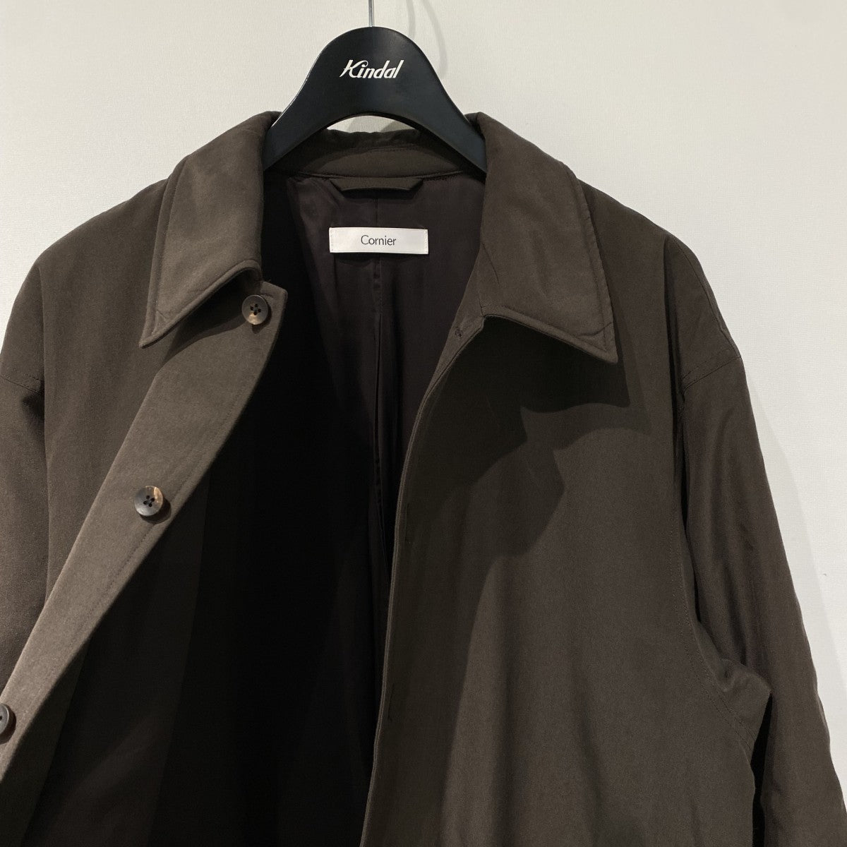 Cornier 25AWBrazil Silk Cotton Insulated Shirtシルクコットンオーバーサイズ中綿シャツジャケット 古着・中古-7枚目のアイテム画像
