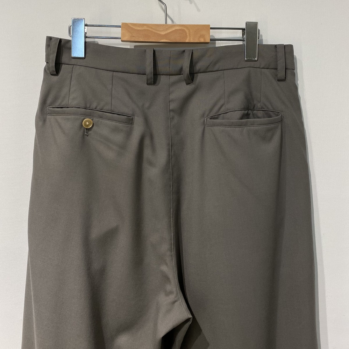 Cornier(コルニエ) Wool Light Gabardine Wide Pantsウールギャバジン