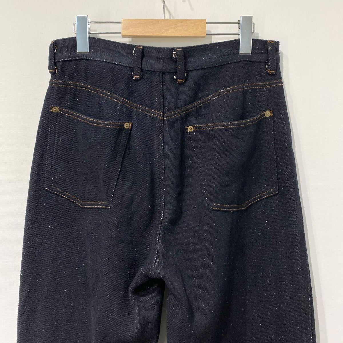 Cornier 23SSSILK NEP DENIM PANTSシルクネップデニムパンツ 古着・中古-7枚目のアイテム画像