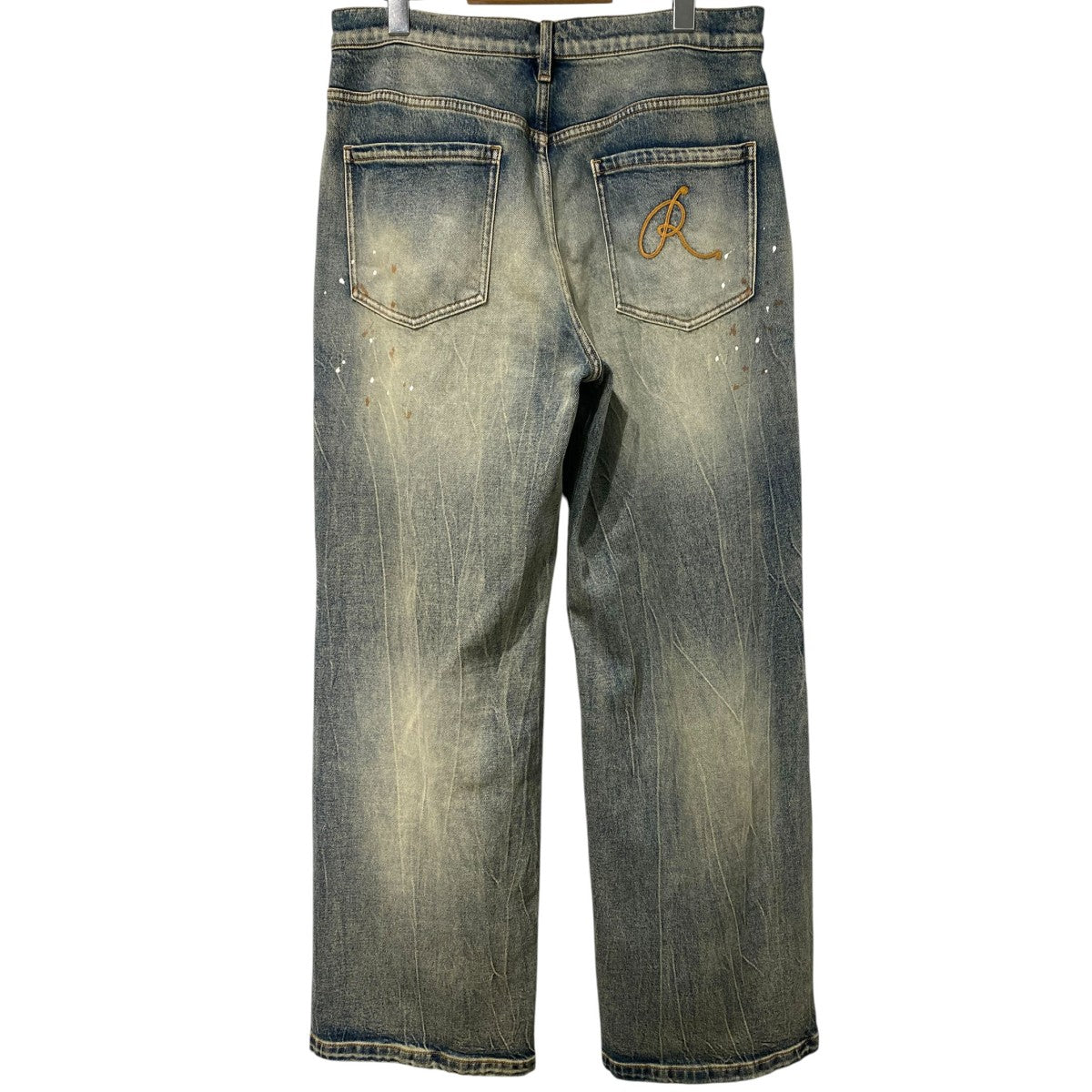SLOUCHY JEANS Vintage加工バギーワイドデニムパンツ