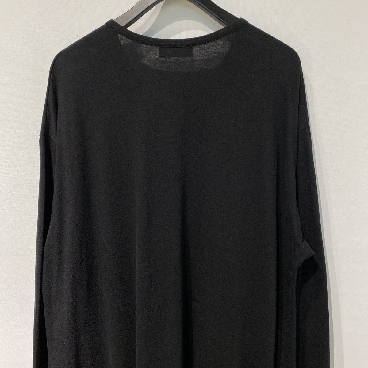 18AWシャンカール天竺ハット女VネックヘンリーOPプリントTシャツ ロングHV-T10-072