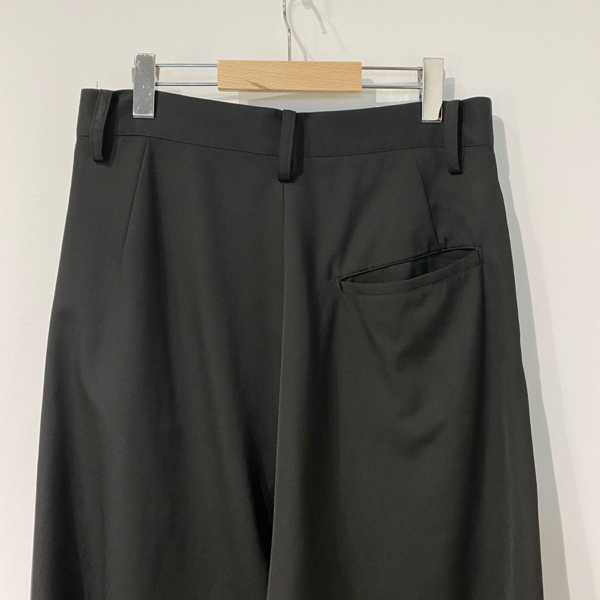Standard W／Gabardine Sarrouel Pantsシーズンレス定番ウールギャバジンサルエルパンツ