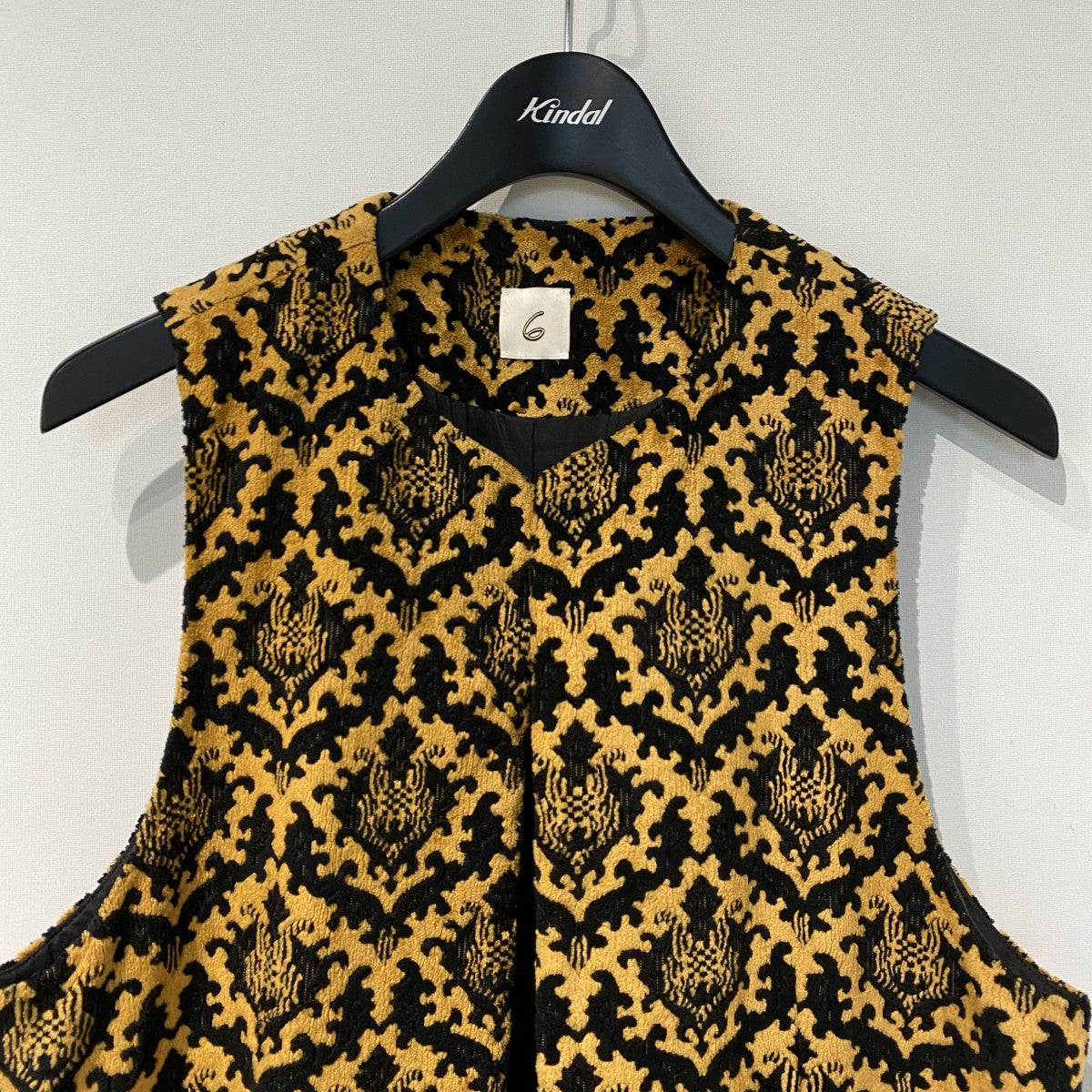 23AWCut Pile Jacquard Vestジャガードベスト