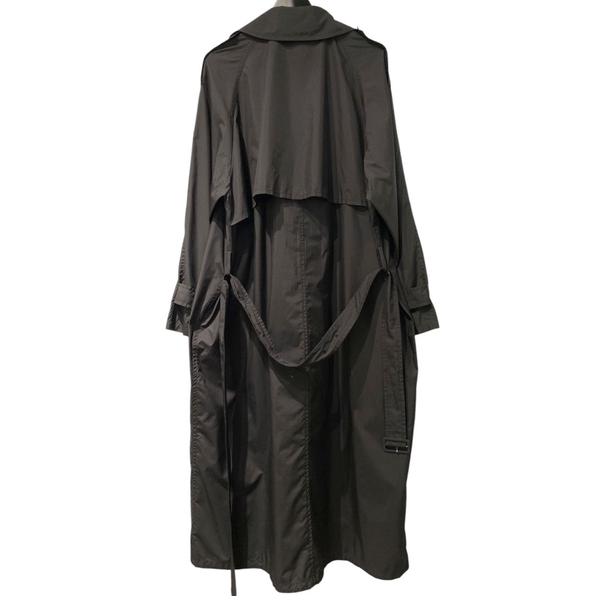24SSNylon Trench Coatオーバーサイズナイロントレンチコート