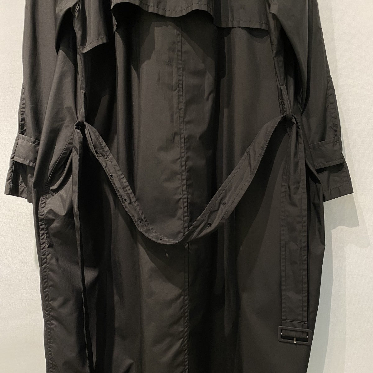 24SSNylon Trench Coatオーバーサイズナイロントレンチコート