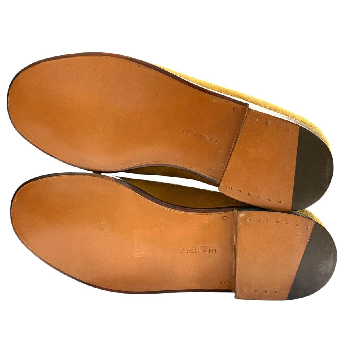 J．M．WESTON 180 Signature Loaferスウェードスエードシグニチャーローファーレザーシューズ靴 古着・中古-6枚目のアイテム画像