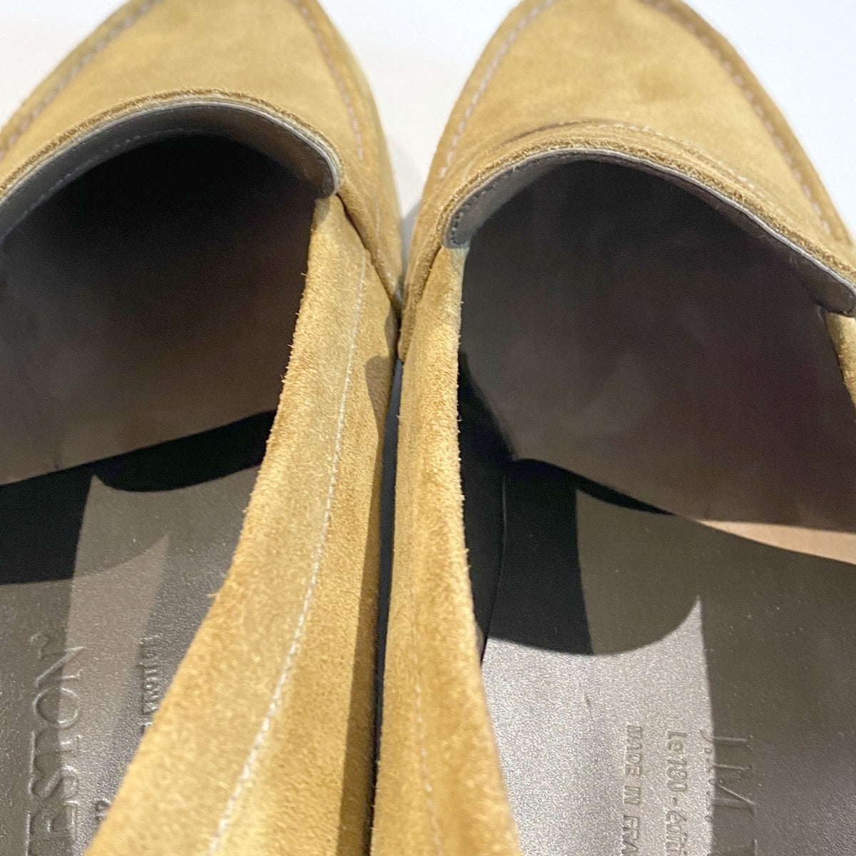 J．M．WESTON 180 Signature Loaferスウェードスエードシグニチャーローファーレザーシューズ靴 古着・中古-8枚目のアイテム画像