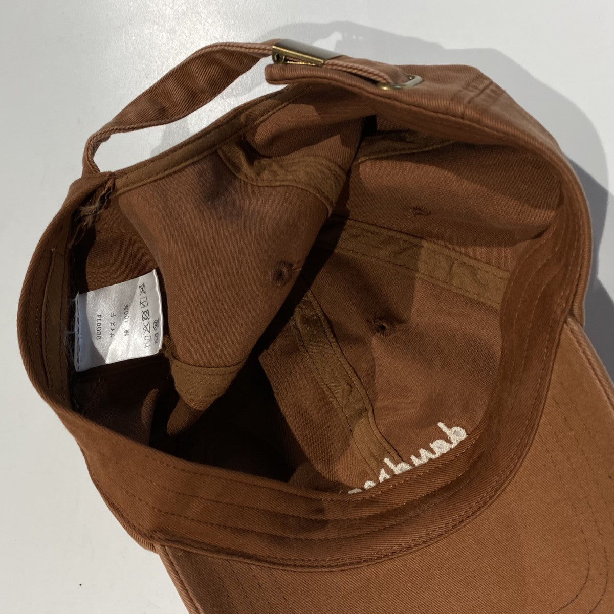 26SSScript Logo Baseball Cap Vintageヴィンテージ加工ベースボールキャップ帽子