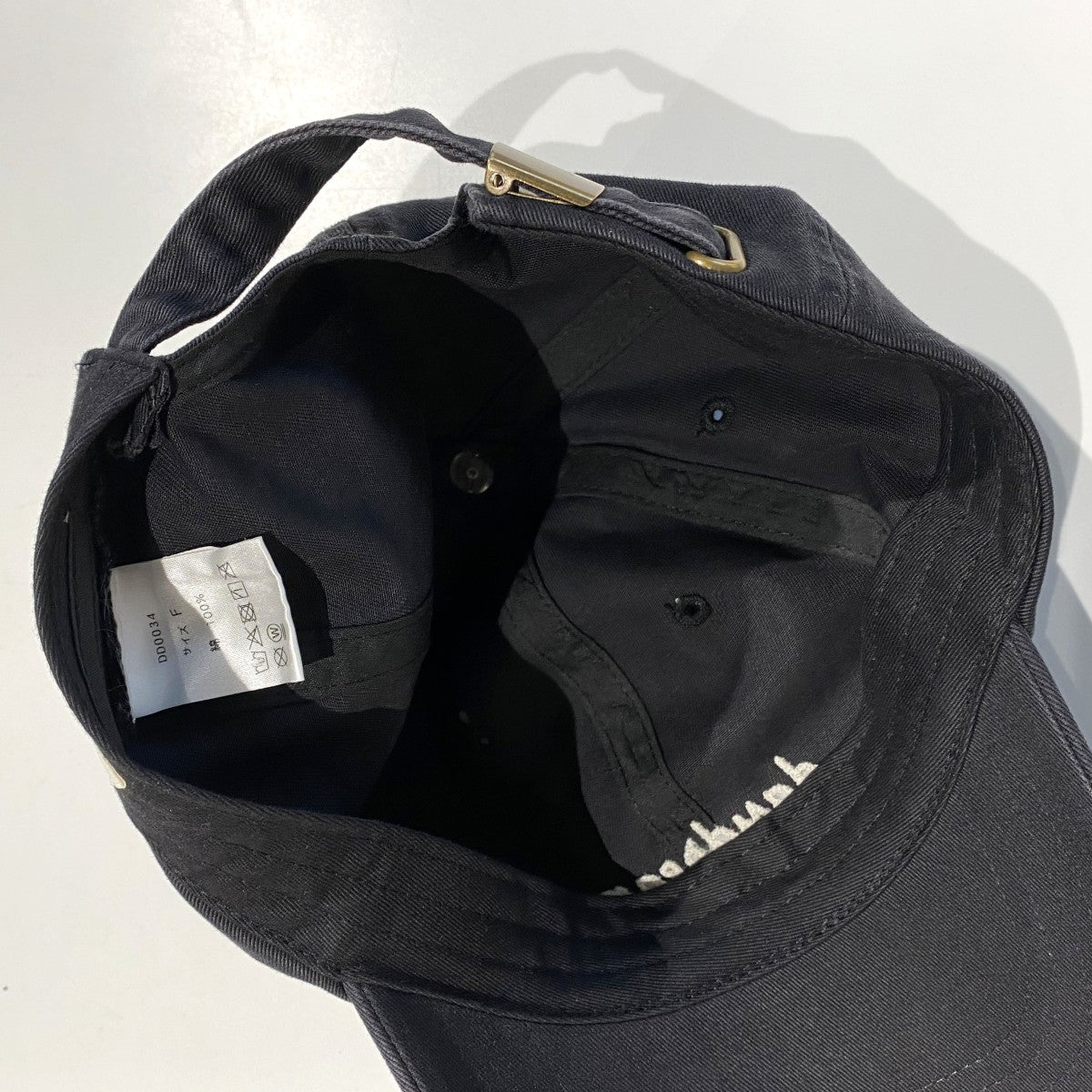 26SSScript Logo Baseball Cap Vintageヴィンテージ加工ベースボールキャップ帽子