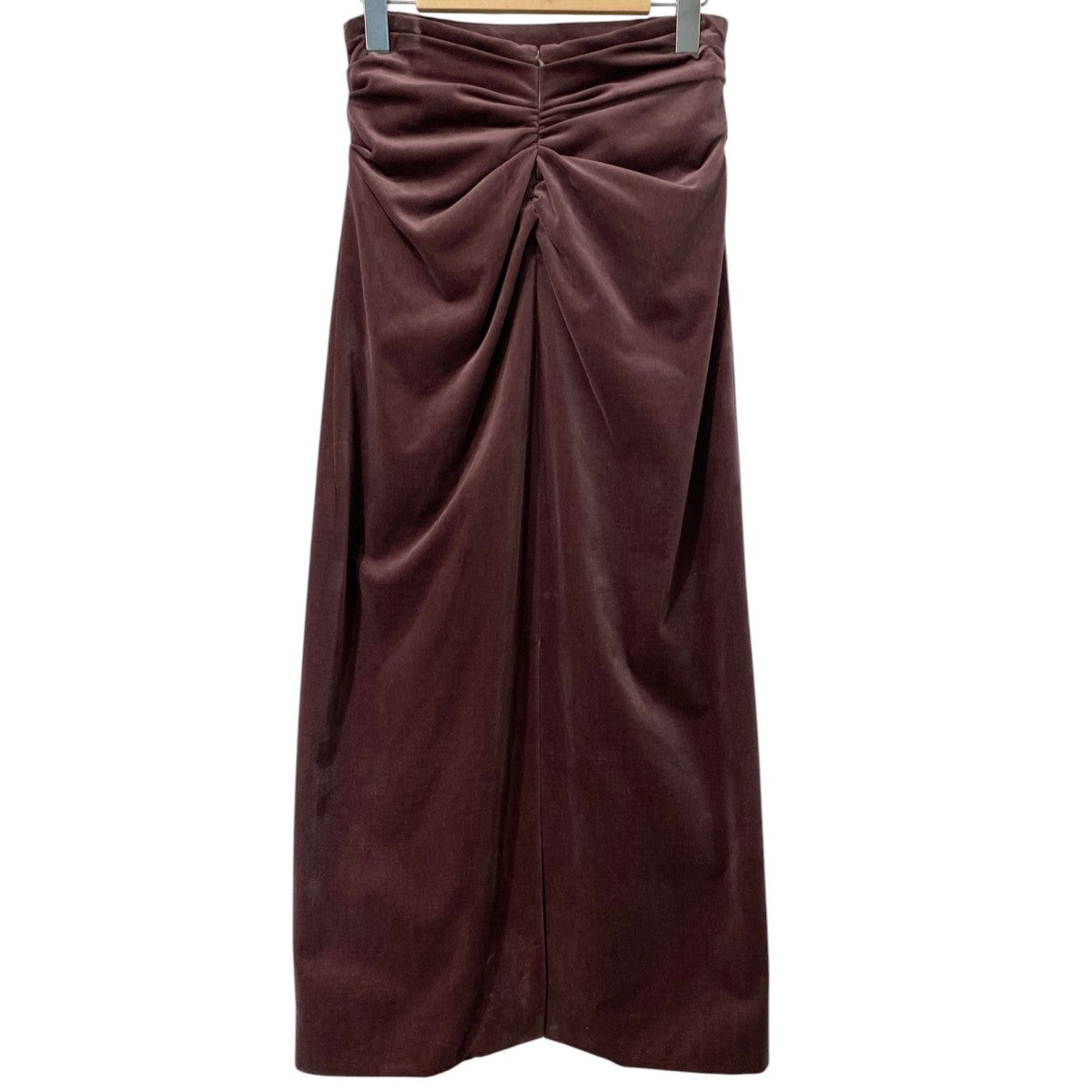 Draped Velvet Skirtドレープヴェルヴェットロングスカート