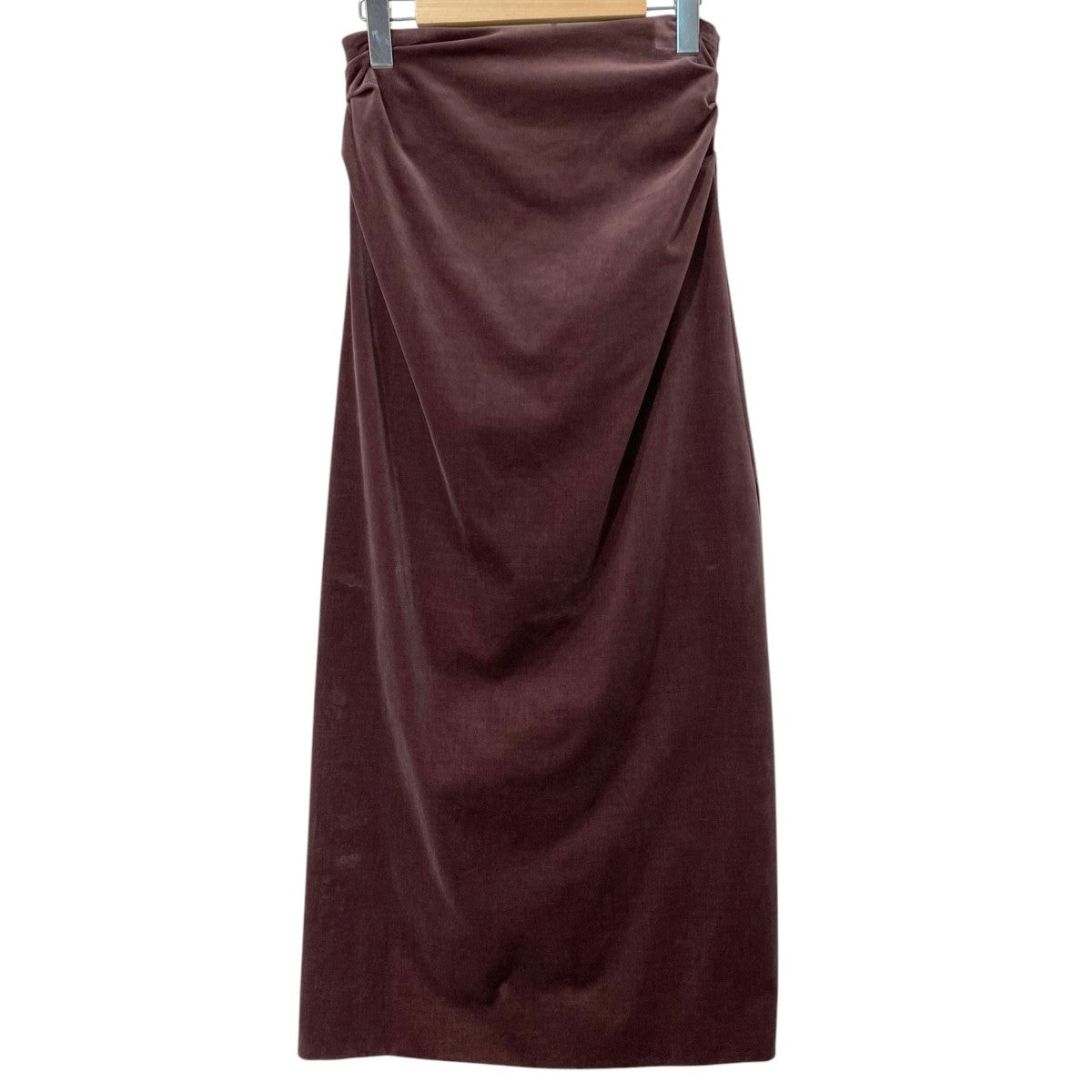 Draped Velvet Skirtドレープヴェルヴェットロングスカート