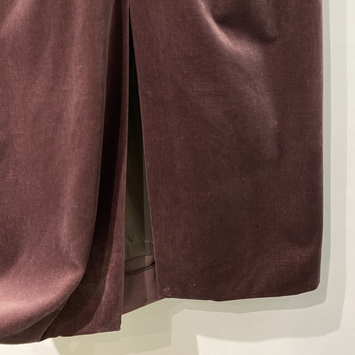Draped Velvet Skirtドレープヴェルヴェットロングスカート