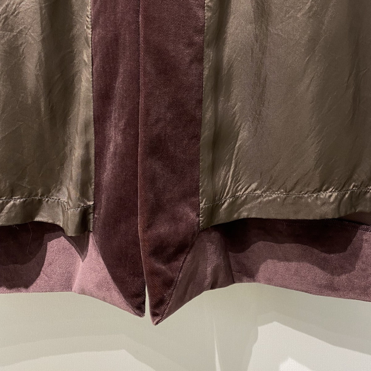 Draped Velvet Skirtドレープヴェルヴェットロングスカート