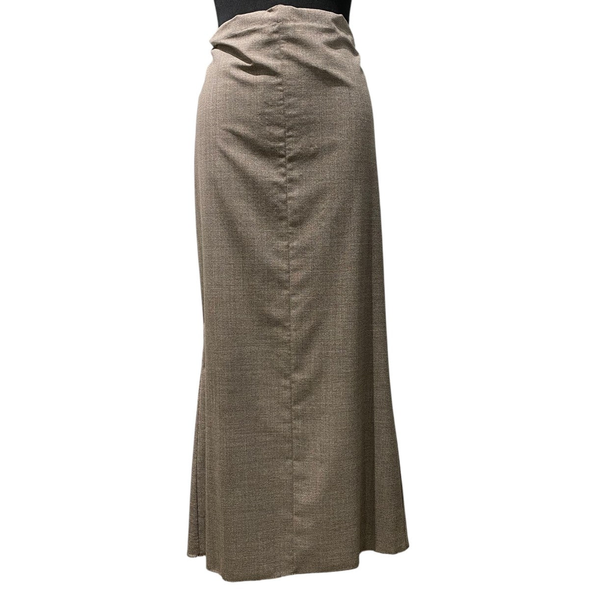 No．209 FINE WOOL SKIRTウールロングスカート