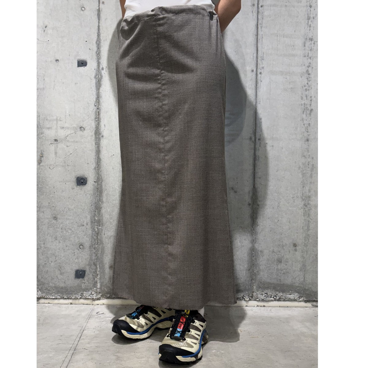GABRIELA COLL GARMENTS×Loro Piana No．209 FINE WOOL SKIRTウール