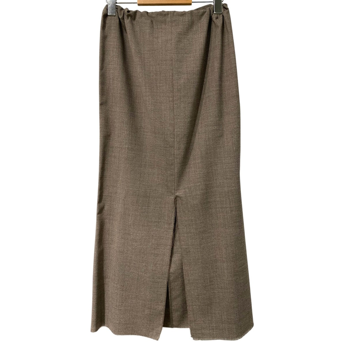 No．209 FINE WOOL SKIRTウールロングスカート