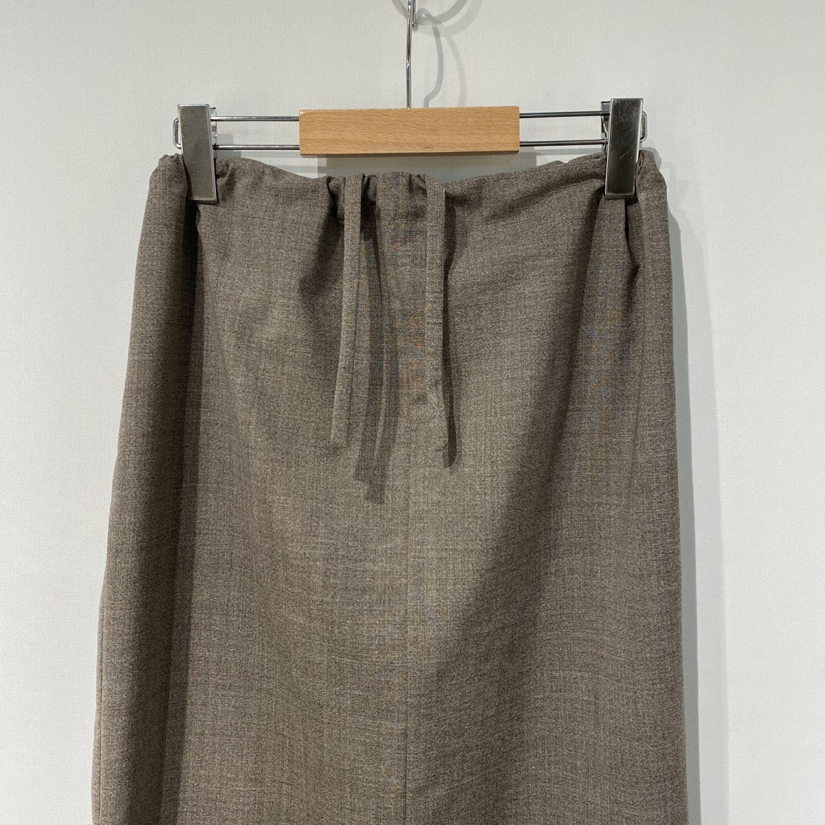 No．209 FINE WOOL SKIRTウールロングスカート