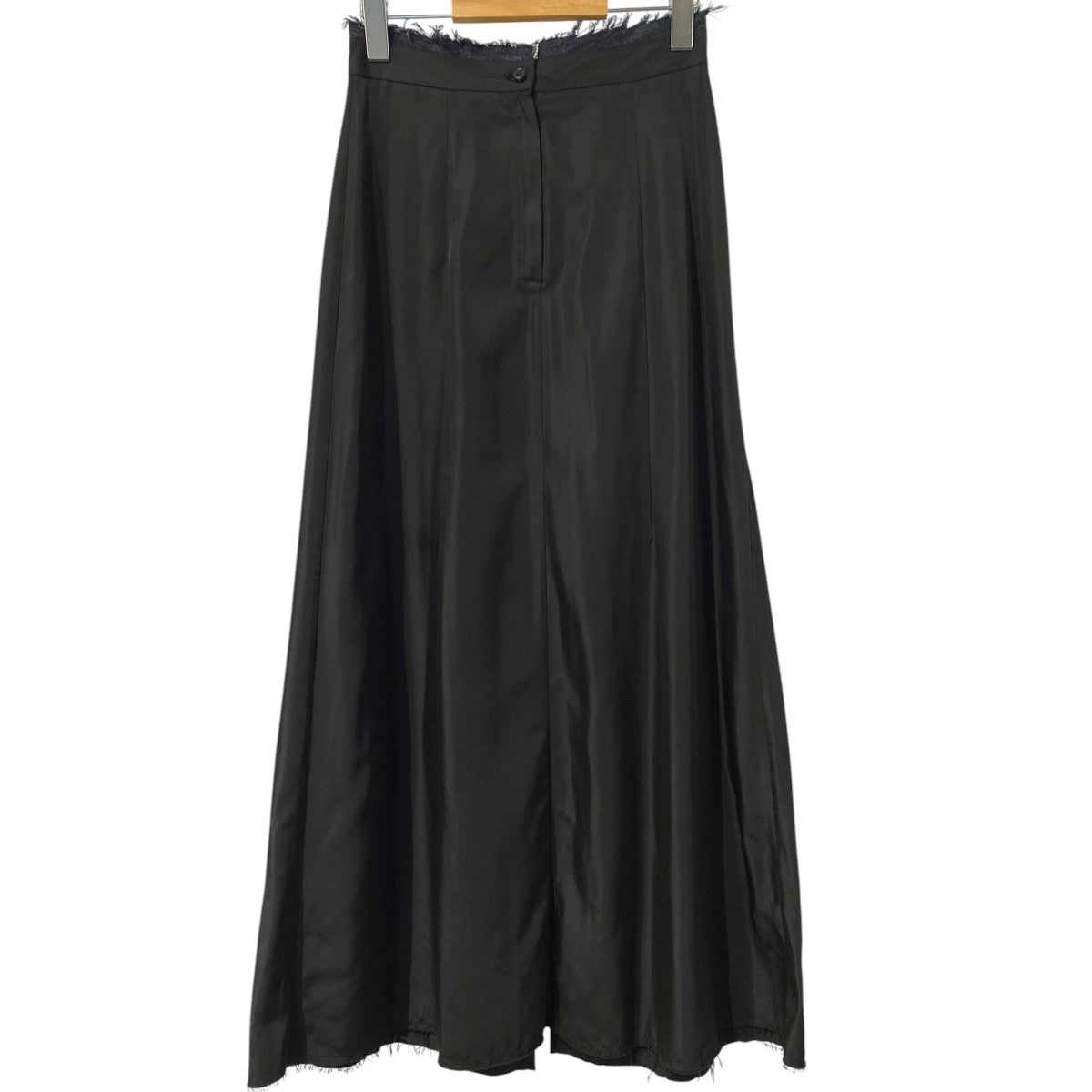 23SSBIAS SUITING SKIRTロングドッキングカットオフAラインスカート