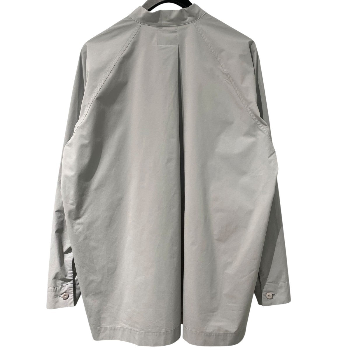 22AWBand Color Stretch ShiirtバンドカラーストレッチバックタックサイドスリットシャツHP26-FJ312