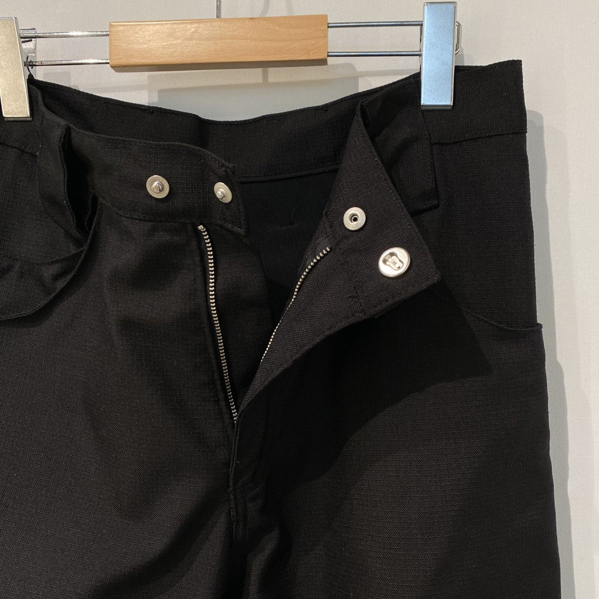 22AWPanel Pantsリップストップパネル切替ナイロンワイドパンツ