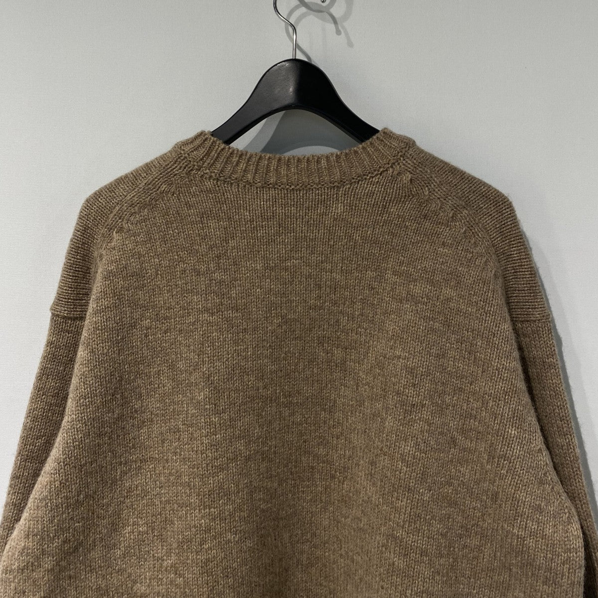 21AWOversized Wool Knit Pulloverオーバーサイズウールニットセーターローゲージ
