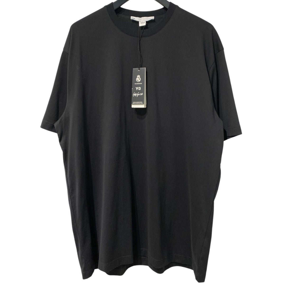 120TH ANNIVERSARY120周年記念限定Y3 Real Madrid SS TeeバックロゴTシャツHM6687