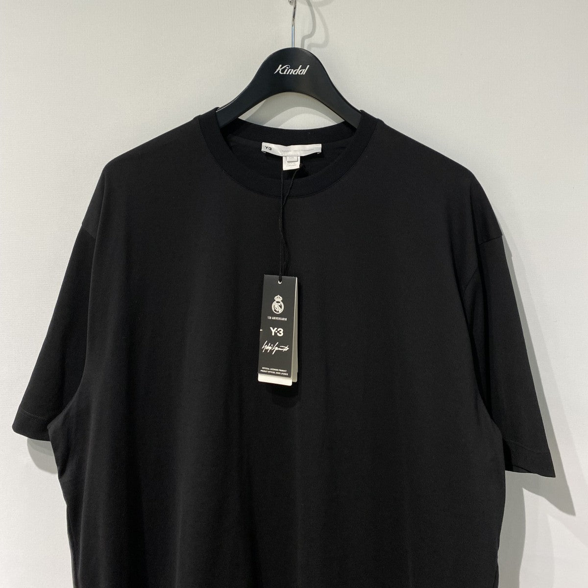 120TH ANNIVERSARY120周年記念限定Y3 Real Madrid SS TeeバックロゴTシャツHM6687