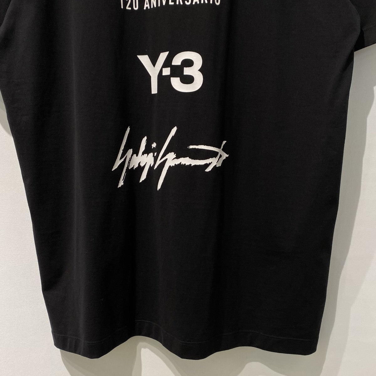 120TH ANNIVERSARY120周年記念限定Y3 Real Madrid SS TeeバックロゴTシャツHM6687