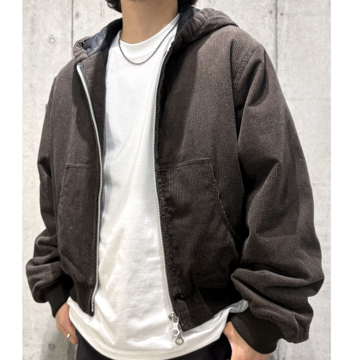 25AWBANK JACKET ショート丈ZIPジャケット