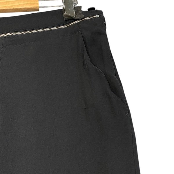 Pantalone Trousers ZIP裾ドローコードシルクワイドパンタロンパンツ