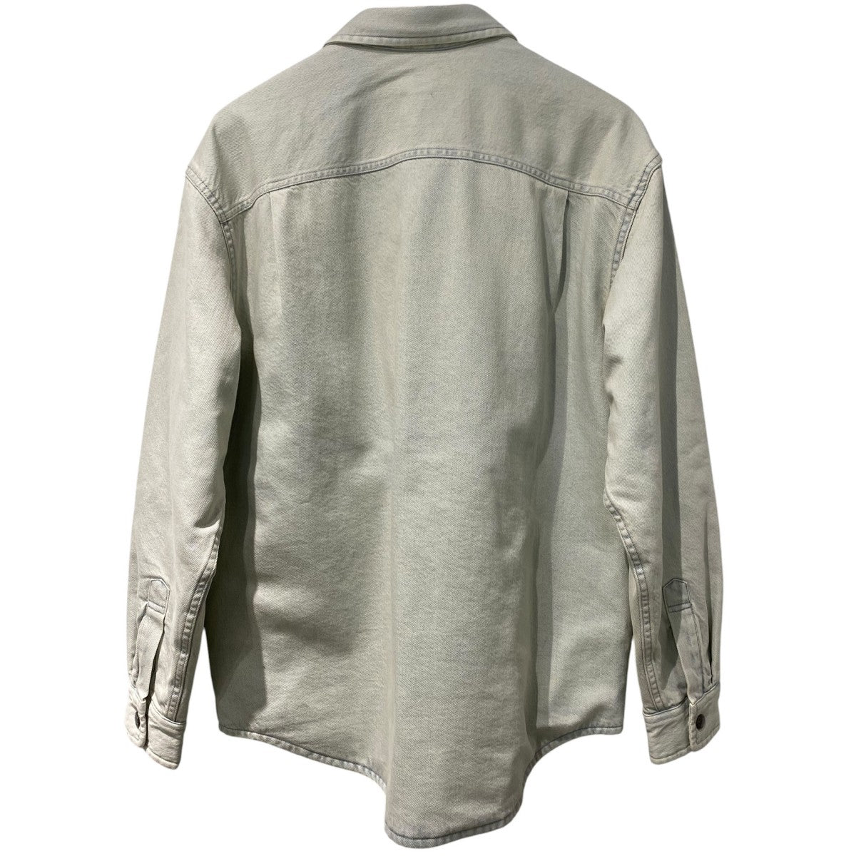 Quilted Lined Denim Snap Shirt裏チェック加工シャツジャケット