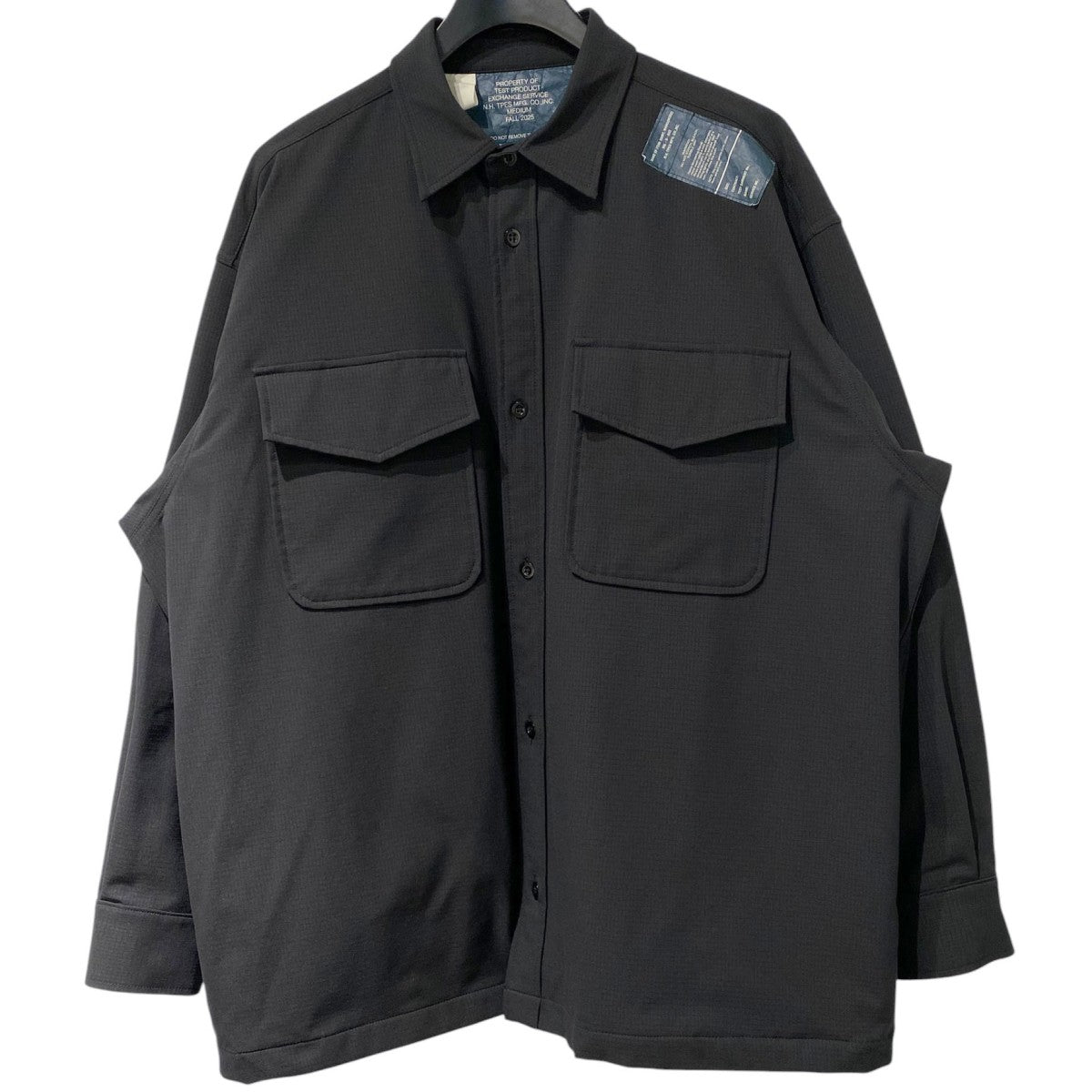 25AWL／S SHIRTS 撥水防シワウォッシャブルTECHテックストレッチリップストップミリタリーCPOシャツ9252-SH01-006 pieces