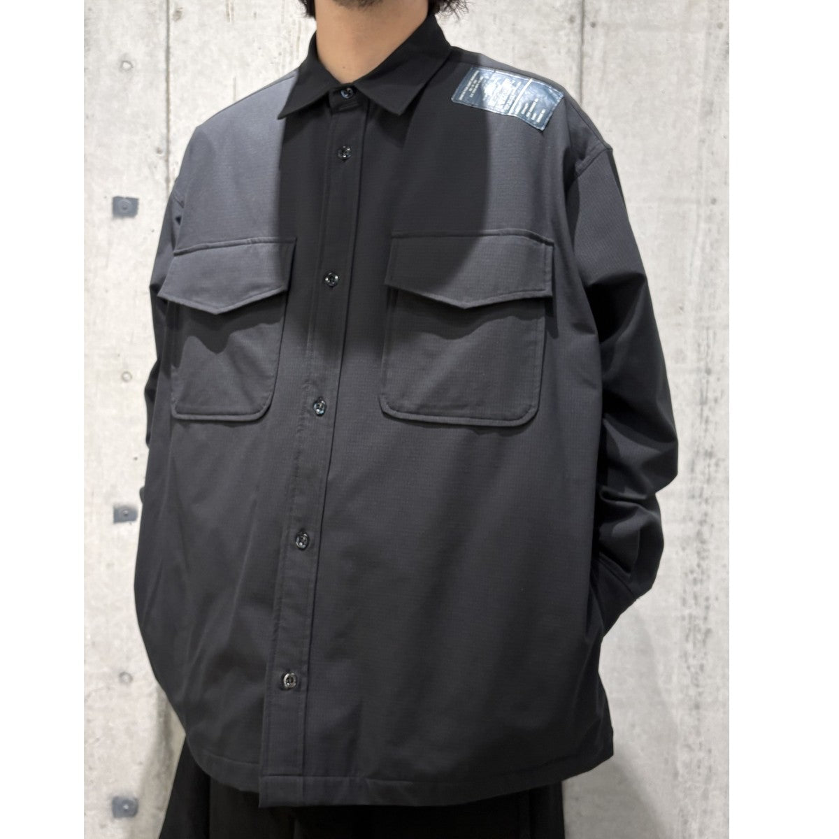 25AWL／S SHIRTS 撥水防シワウォッシャブルTECHテックストレッチリップストップミリタリーCPOシャツ9252-SH01-006 pieces