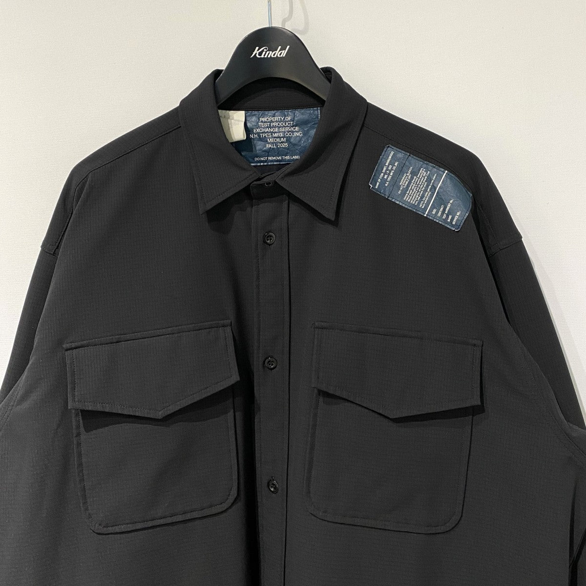 25AWL／S SHIRTS 撥水防シワウォッシャブルTECHテックストレッチリップストップミリタリーCPOシャツ9252-SH01-006 pieces