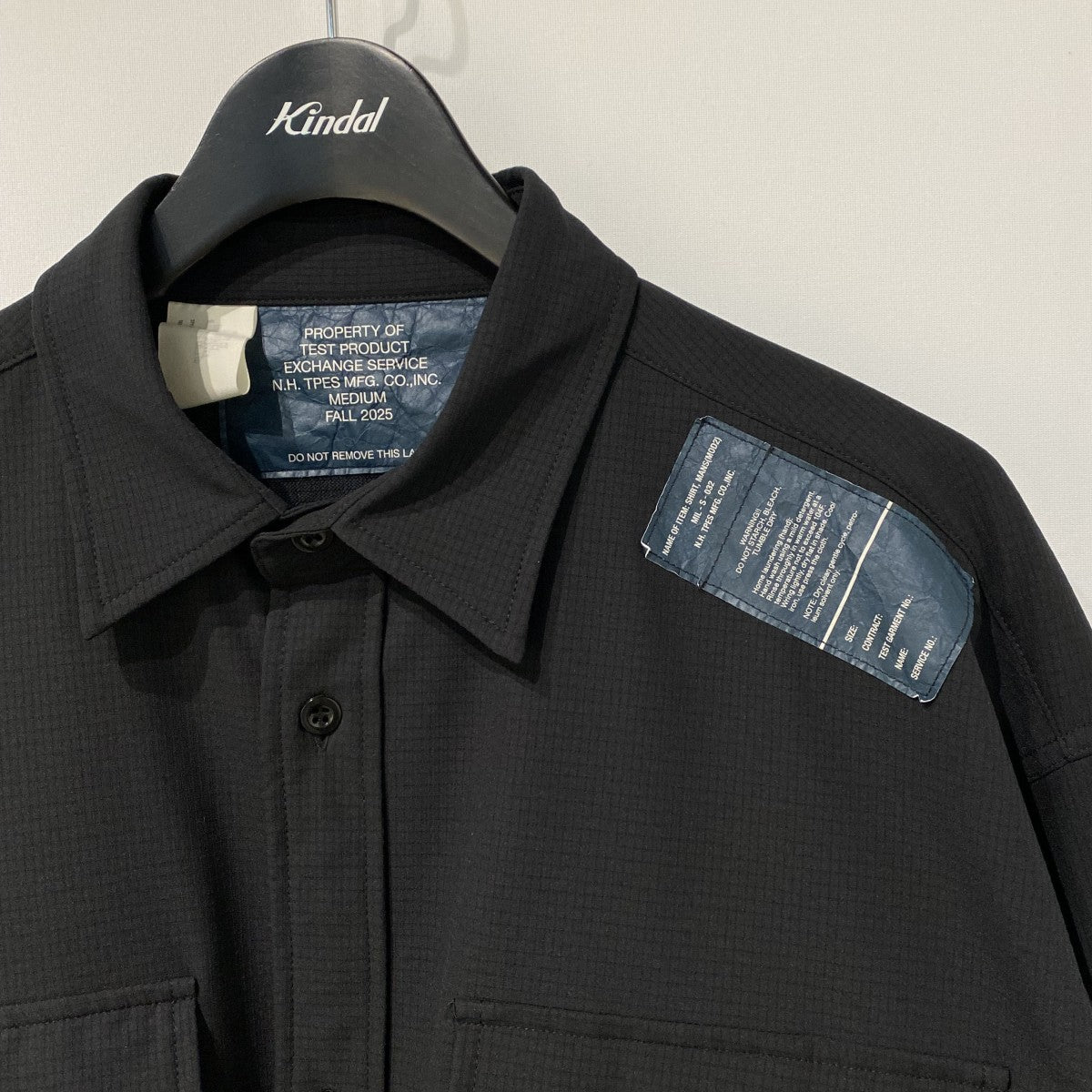 25AWL／S SHIRTS 撥水防シワウォッシャブルTECHテックストレッチリップストップミリタリーCPOシャツ9252-SH01-006 pieces