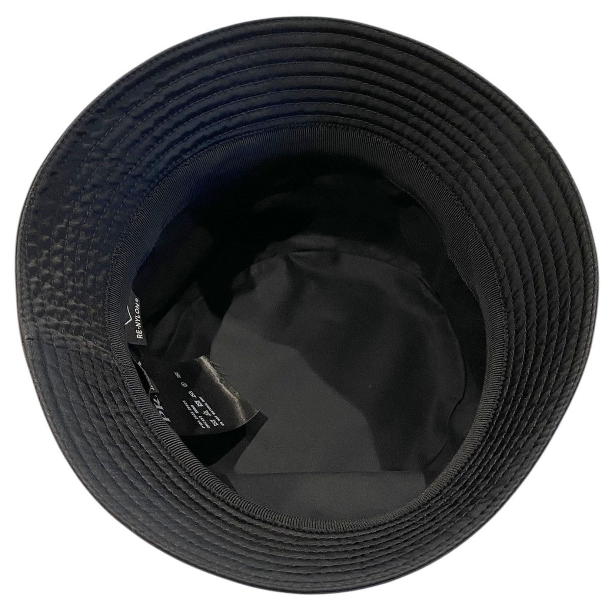 PRADA Re-Nylon BUCKET HATエナメルメタルトライアングルロゴナイロンバケットハット帽子2HC137 古着・中古-3枚目のアイテム画像