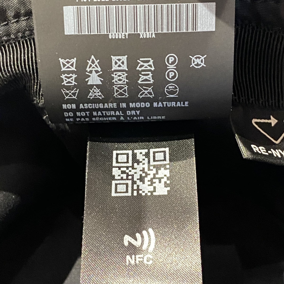 PRADA Re-Nylon BUCKET HATエナメルメタルトライアングルロゴナイロンバケットハット帽子2HC137 古着・中古-7枚目のアイテム画像
