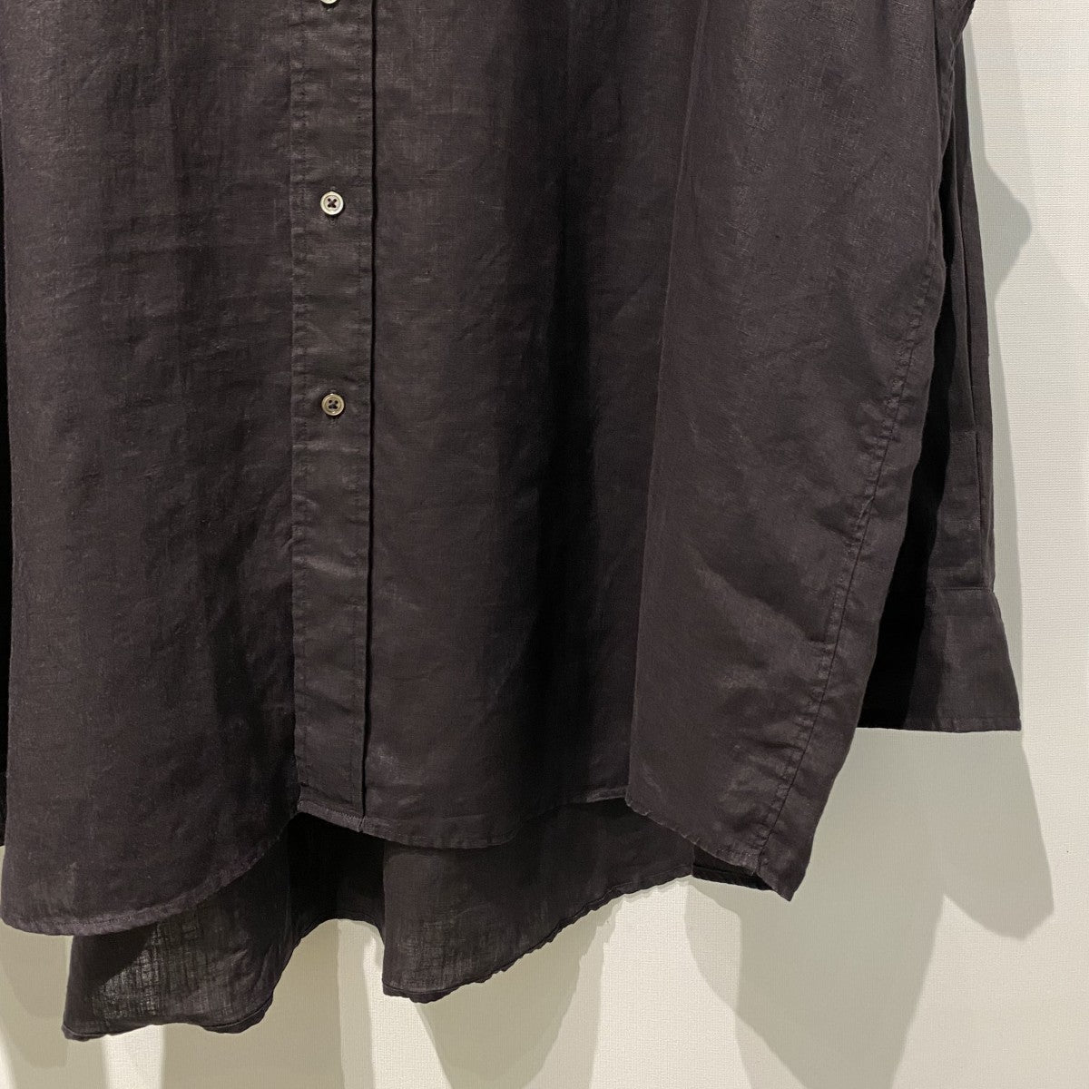 Graphpaper(グラフペーパー) 21SSLinen Oversized B．D Shirtリネン