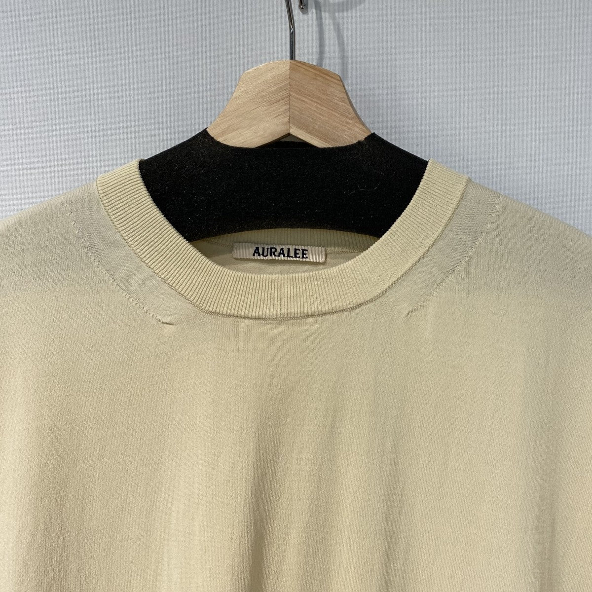 AURALEE(オーラリー) SUPER HARD TWIST HIGH GAUGE KNIT TEEハイゲージ