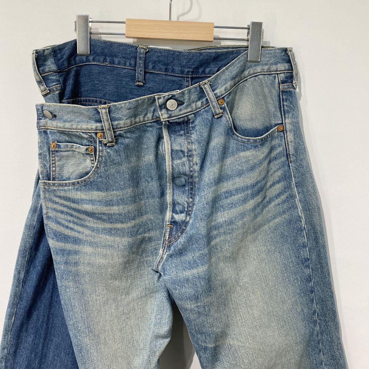 JUNYA WATANABE COMME des GARCONS×LEVI'S 25SSアシンメトリー綿デニム