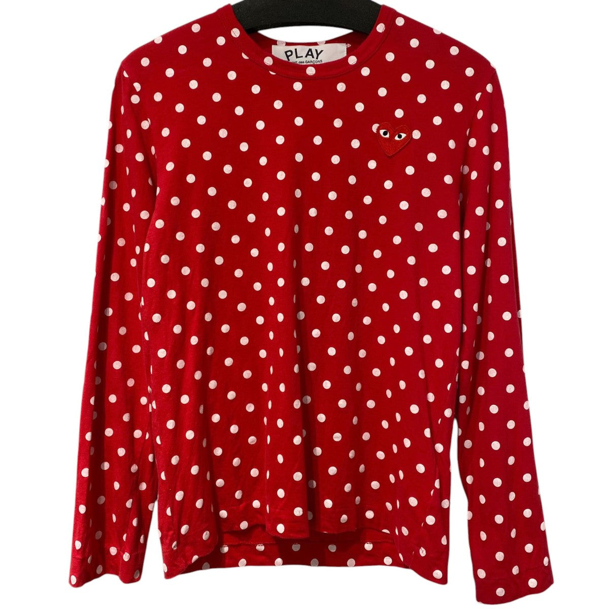 Polka Dots Long Sleeve T-ShirtポルカドットロングスリーブTシャツAX-T166