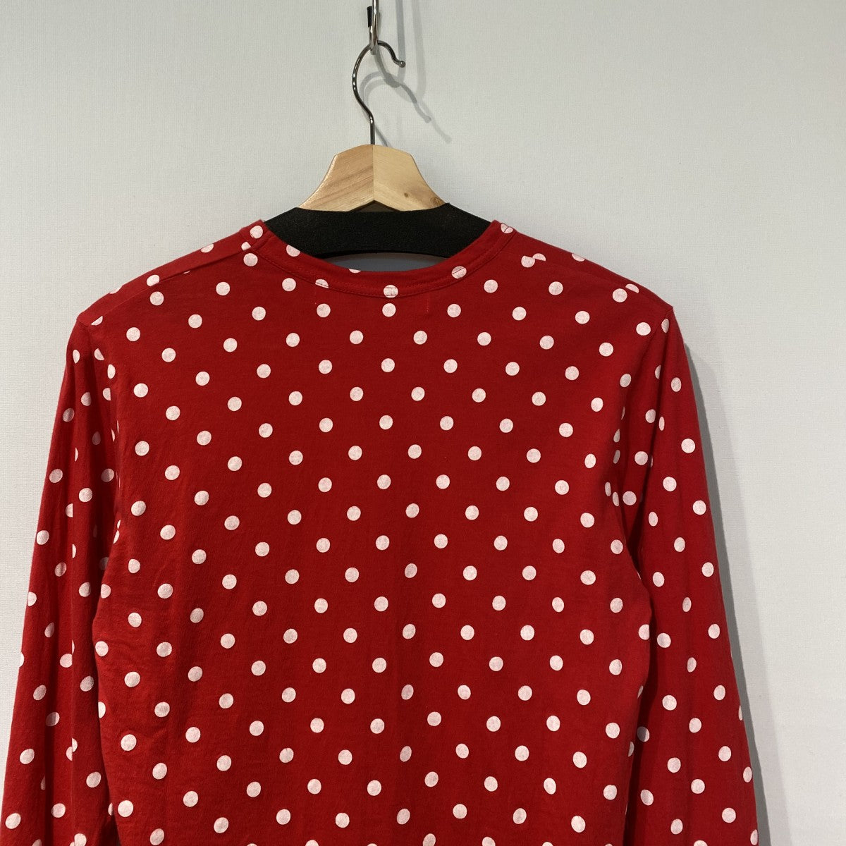 Polka Dots Long Sleeve T-ShirtポルカドットロングスリーブTシャツAX-T166