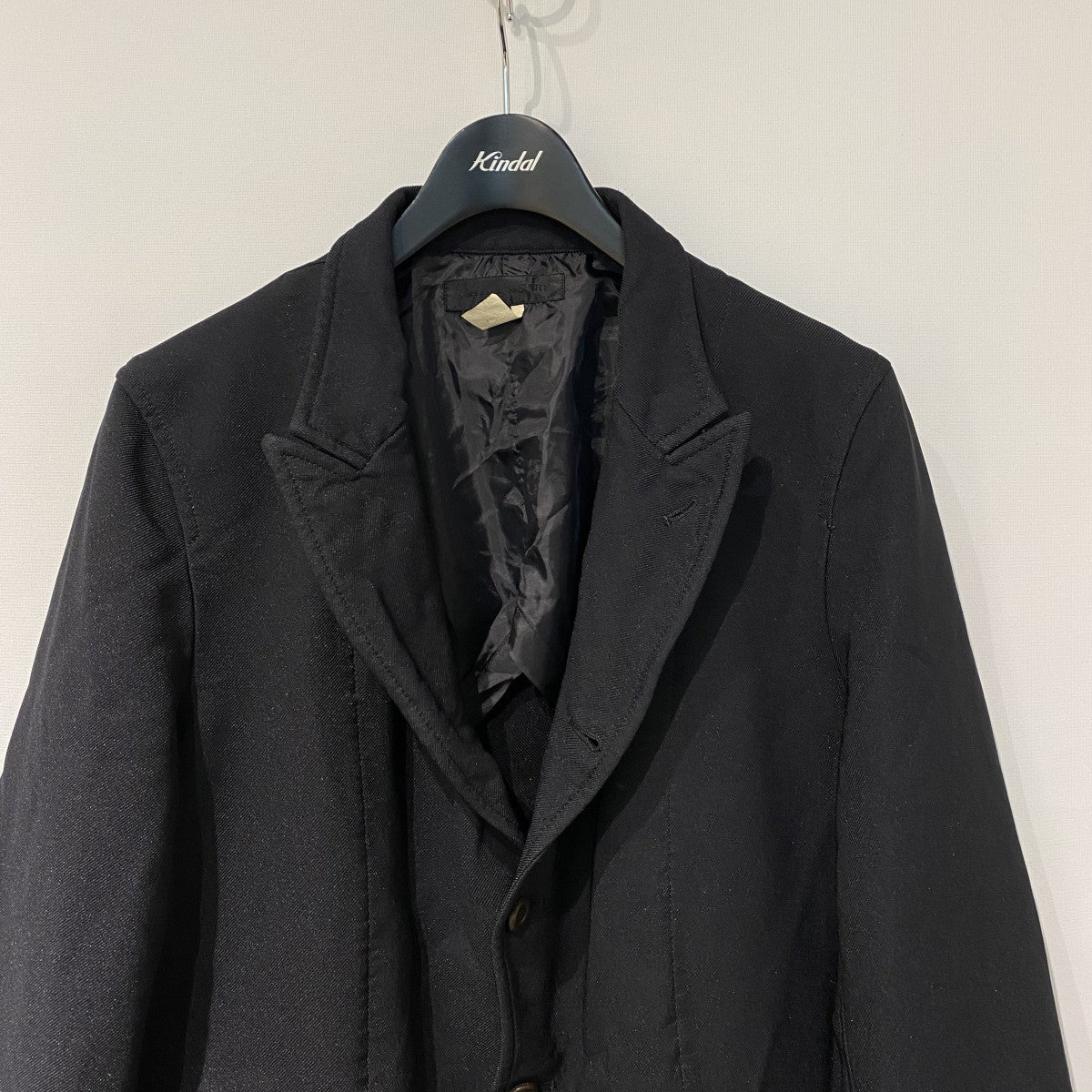 23SS製品染め加工エステルポリ縮絨ジャケットFK-J007